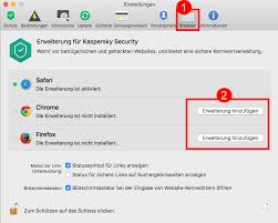Installieren Oder Entfernen Der Browser Erweiterung Kaspersky Security