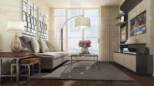 When it comes to small space decorating, nothing beats the magical room expanding powers of low profile, midcentury furniture. Distinction Condos Small Condo Living Condo Living Room Condo Living
