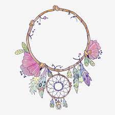 Hand Painted Feathers Colored Feathers Heart Dreamcatcher Png And Vector With Transparent Background For Free Download Feather Painting Feather Background Painting Logo