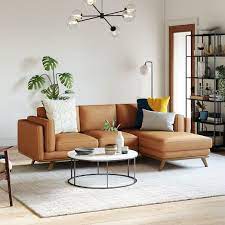 Zander Leather 2 Piece Chaise Sectional In 2020 Sectional Black Friday Furniture Reclining Sectional With Chaise
