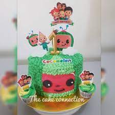 Cocomelon 3d sculpted cocomelon cake i have never heard of this sweet character until now. Cocomelon Themed Birthday Your The Cake Connection Facebook