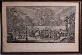 Posmrtný portrét rytce johanna e. Martin Elias Ridinger 1730 1781 Die Grosse Reitschule Blatt 1 Badisches Auktionshaus