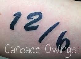 Tattoo I Did Of Some Numbers 12 6 Meaning I D Rather Be Judged By Tattoos I Tattoo Jesus Fish Tattoo