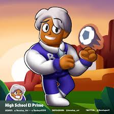 Subreddit for all things brawl stars, the free multiplayer mobile arena fighter/party brawler/shoot 'em up game from supercell. Skin Idea High School El Primo Brawlstars