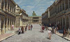 The via sacra was the main street of ancient rome, leading from the top of the capitoline hill, through some of the most important religious sites of the forum , to the colosseum. Via Sacra Altair 4 En