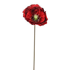Delivery anywhere in the uk. Artificial Poppy Flower Pick Artificial Silk Flowers York Connollys Homestyle York
