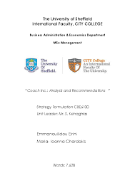 Hundreds of positions at tapestry, jabil circuit and kvalito including project manager, manager, region sales manager related to coach. Pdf Coach Inc Analysis And Recommendations Irini Emmanouilides Academia Edu