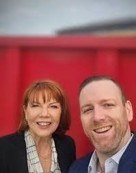 A big red dumpster must mean something is under construction👷...Stay tuned  for our upcoming announcement!!