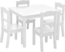 Phillip Kids 5 Piece Square Table And Chair Set Kids Table And Chairs Table And Chair Sets Durable Table