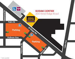 kodak center parking map rochester events 2019