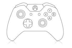 Xbox One Controller Sketch Coloring Page Xbox One Controller Xbox Valentines Xbox Party All png & cliparts images on nicepng are best quality.