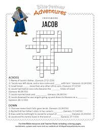 Jacob Bible Questions For Kids Bible Lessons For Kids Bible Crossword Puzzles
