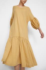 Black Crane Puff Dress In Tan In 2020 Dresses Cold Shoulder Dress Fashion