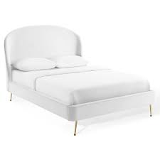 If you're interested in finding beds options other than white and velvet, you can further refine your filters to get the selection you want. Maverick Modern White Queen Platform Bed Eurway