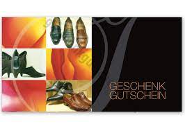Die gutscheinvorlage wird bei inventar verwendet, bei dem alle passagiere dieser buchung mit einem einzigen gutschein eingecheckt werden. Geschenkgutscheine Schuhfachhandel Sh212