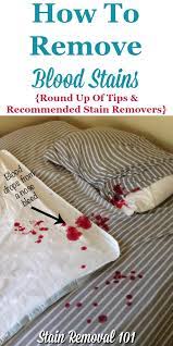Just apply a small amount of hydrogen peroxide directly to the stain and watch as the red blood stain disappears. How To Remove Blood Stains Round Up Of Tips And Stain Remover Recommendations