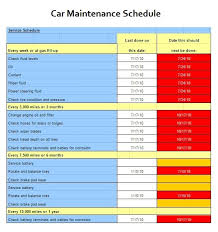 For example j is used for year in some countries. Maintenance Schedule Template Free Word Templates