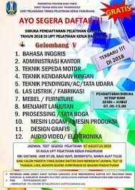 Sebelum melakukan pendaftaran, harap membaca informasi seleksi yang sedang berjalan dan melakukan pendaftaran/registrasi dengan klik register untuk mendapatkan nomor virtual. Pelatihan Agribisnis Gratisss Tri Utomo Di Blimbing Malang Kota 27 Jul 2018 Berita Warga Atmago Warga Bantu Warga