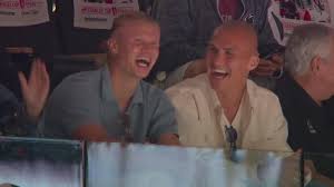 Haaland at the hockey! Norwegian striker takes in Game 5 of Stanley Cup
