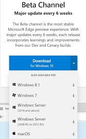 Your installation and use of the software on any windows platform shall be governed by the license terms for your microsoft windows operating system software (windows license terms) on which you. Chromium Microsoft Edge Browser Supports Windows Server 2008r2 To Server 2019