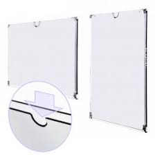 Willow full wall bed by bestar allows you to make the most of a room's space by offering the flexibility to transform a sitting area, den or office by day into sleeping area at night. Frameless Wall Document Display Holder With Thumb Access Sign Holders Co Uk