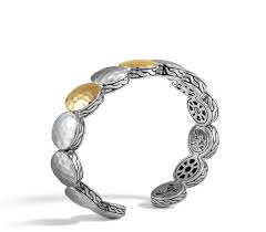 Christopher William Jewelers John Hardy Dot Three Station Flex Cuff Sterling Silver Bracelets Silver Bracelet Jewelry
