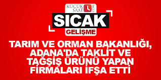 May 31, 2021 · tepki, soğan, bekir pakdemirli, tarım ve orman bakanlığı, meral akşener, i̇yi̇ parti takip et takip etme topluluk kuralları tartışma sputnik hesabınızla yorum yapın facebook hesabınızla yorum yapın Tarim Ve Orman Bakanligi Adana Da Taklit Ve Tagsis Urunu Yapan Firmalari Ifsa Etti