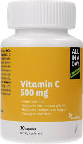 After opening and closing over and over the air may oxidize the tablets. All In A Day Vitamin C 500 Mg 30 Capsules Sensilab Vitalabo Online Shop Europe