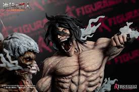 Attack On Titan Elite Exclusive Statue Eren Vs Armored Titan 61 Cm Kyojin Shingeki No Kyojin Arte