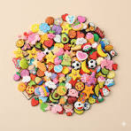 IVASKY Shoe Charms, 45 PCS Multicolor Cartoon Characters ...