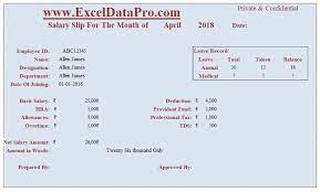 Employment insurance scheme (eis) deduction added. 9 Ready To Use Salary Slip Excel Templates Exceldatapro