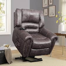We can all admit that after a long day all we really want to do is swivel, lift & rocker recliners. Merax Brown Electric Power Lift Recliner Chair With Remote Controller Sk000016aae The Home Depot