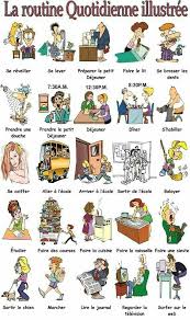 Les Verbes Routine Quotidienne Fle France