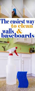 The Easiest Way To Clean Walls And Baseboards Homemade For Elle