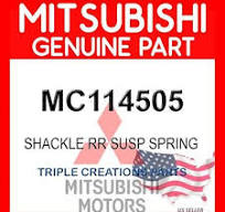 Genuine Mitsubishi Mc114505 Shackle Rr Susp Spring OEM | eBay