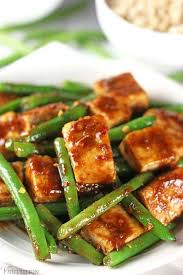Tofu Green Bean Stir Fry Recipe Vegan Recipes Healthy Tofu Green Beans Green Bean Recipes