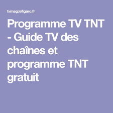 Programme Tv Tnt Guide Tv Des Chaines Et Programme Tnt Gratuit Programme Tv Programme Tv Tnt Guide Tv