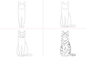 Fruchteis selber malen, mit kiwi erdbeere himbeeren und ananas, leichte zeichnungen. Katze Zeichnen Lernen 5 Schritt Anleitung Fur Schone Katzen