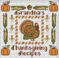 You can easily cross stitch it within a couple of hours. Grandmas Thanksgiving Recipes Halloween Cross Stitch Patterns Holiday Cross Stitch Fall Cross Stitch