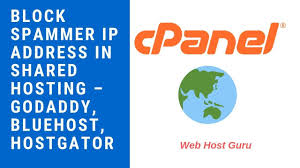 How To Block Spammer Ip Address In Shared Hosting Godaddy Bluehost H Bluehost Hosting Ip Address