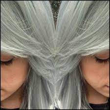 Steel Grey Hair My Take On A Silver Granny Grey Using Scruples Gel Toners In Steel With Much Prepping Of The Hair Silver Hair Hair Styles Long Hair Styles