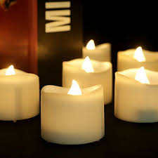 Micandle 24pcs Battery Tea Lights With Timer 6 Hours On And 18 Hours Off In 24 Hours Cycle Automatically Warm White Flickering Timing Led Candle Lights Home Led Tea Light