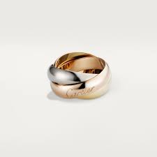 Cartier bague juste un clou en or rose. Crb4052800 Bague Trinity Gm Or Gris Or Jaune Or Rose Cartier