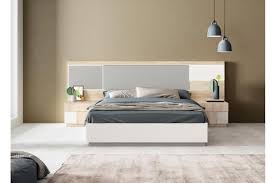 Rangez autour de votre lit ikea. Lit Coffre Design En Bois 160 A Led Cbc Meubles