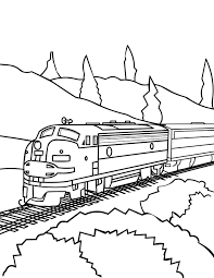 As soon as the coloring template of the train has been printed out, the children are motivated to start to color it in. Printable Train Coloring Pages Ideas Train Coloring Pages Coloring Books Train Drawing