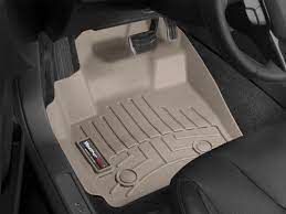 Weathertech Custom Fit Front Floorliner For Mercedes-benz C-class W204 Tan Carscampus Weather Tech Custom Fit Floor Liners