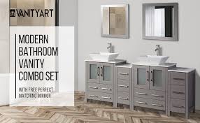 vanity art 36 inch single sink bathroom