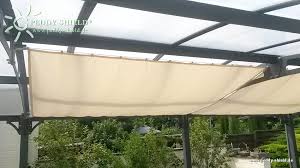Pavillon pergola gartenzelt terrassendach sonnenschutz led licht metall artlife®. Sonnensegel 270 X 140 Cm Farbe Uni Hell Elfenbein Ein Schones Verschiebbares Faltsonnensegel Fur Die Seilspanntechnik Von Peddy Shield