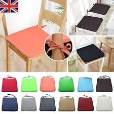 Seat cover for shell chair, dining chair slipcover, spandex solid color armless shell chair add to favorites. Patio Furniture Cushions Pads Seat Pad Dining Room Garden Kitchen Chair Cushion With Tie On Home Garden