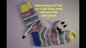 Measuring Your Foot For A Sock